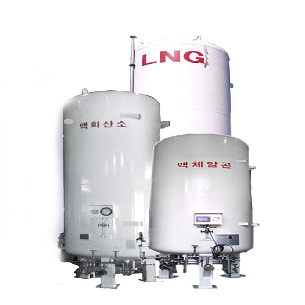 Cryogenic Storage Tank (Diameter : 1250~2400mm / Height : 5428~12808mm) for storage