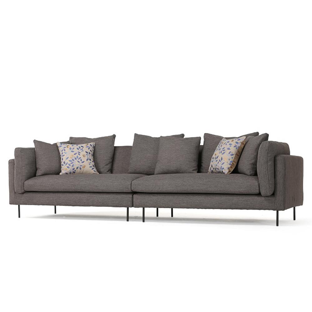 Madeleine series_fabric 01 sofa for 3 persons / Saint grey