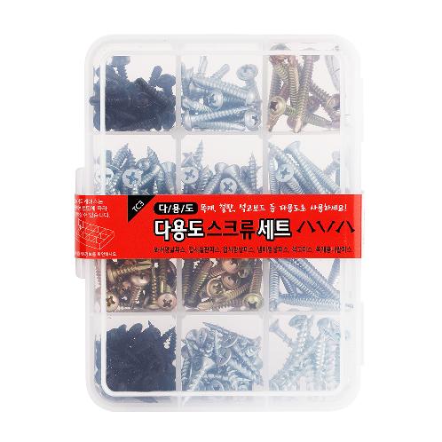 MYTOW Multipurpose Screw Set -10 x 15 x 4 cm 270 Screws Each per 1 set