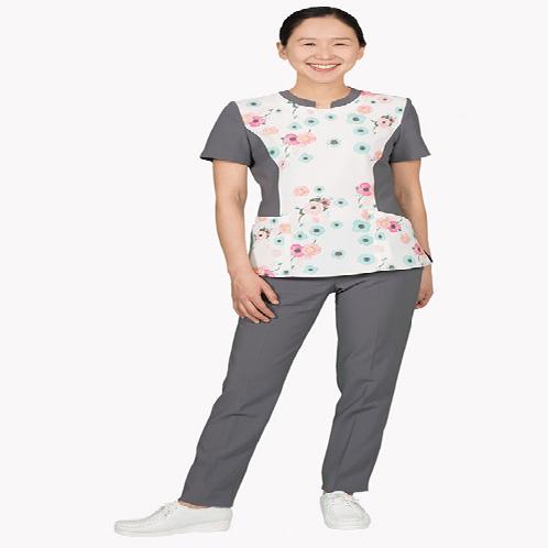 Flower Vital wear - Pants | Care Wear,Medical Uniform,Unisex,Top,Pants,Jacket,Lab Coats,Kids Clinic