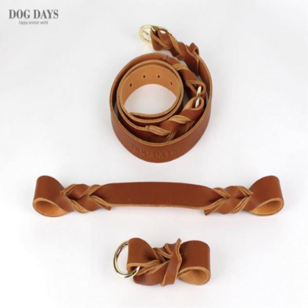 Twist leather harness I type(Big dog)