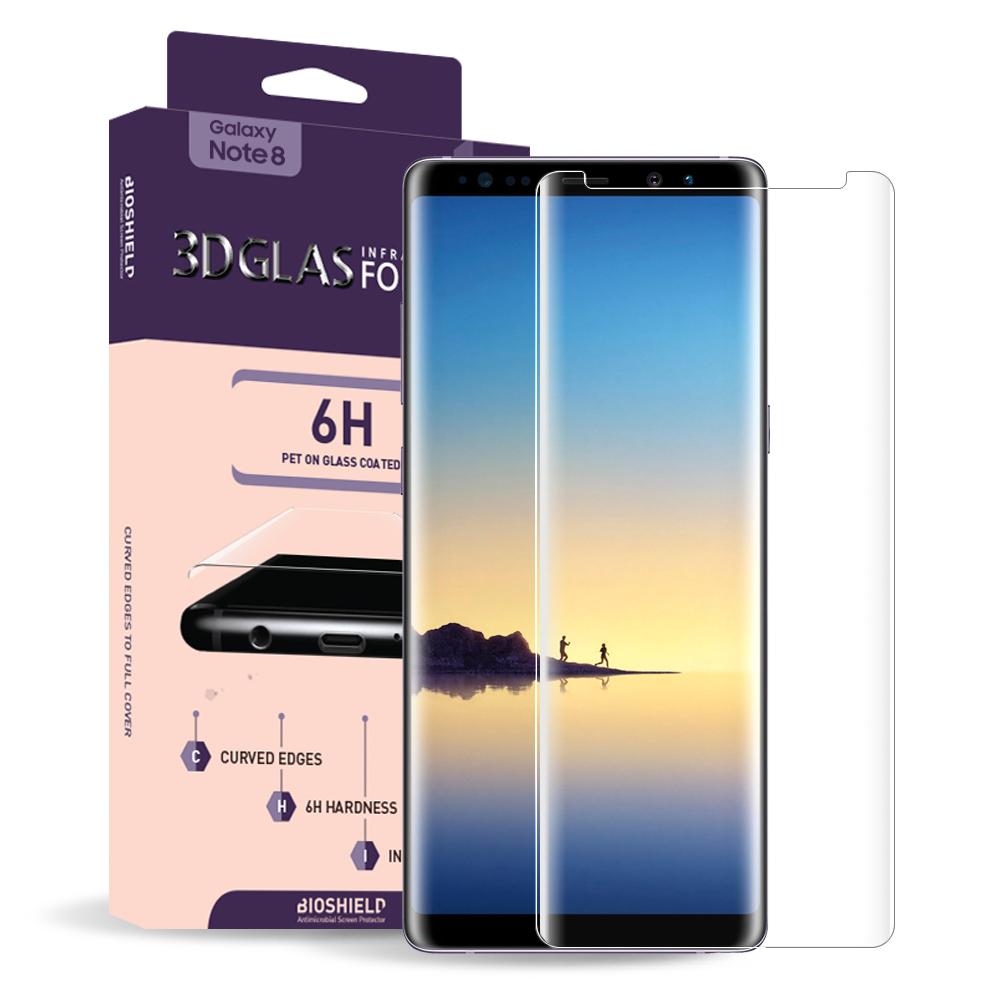 Full coverage 3D glass shield air 6H screen protector for Galaxy Note 8