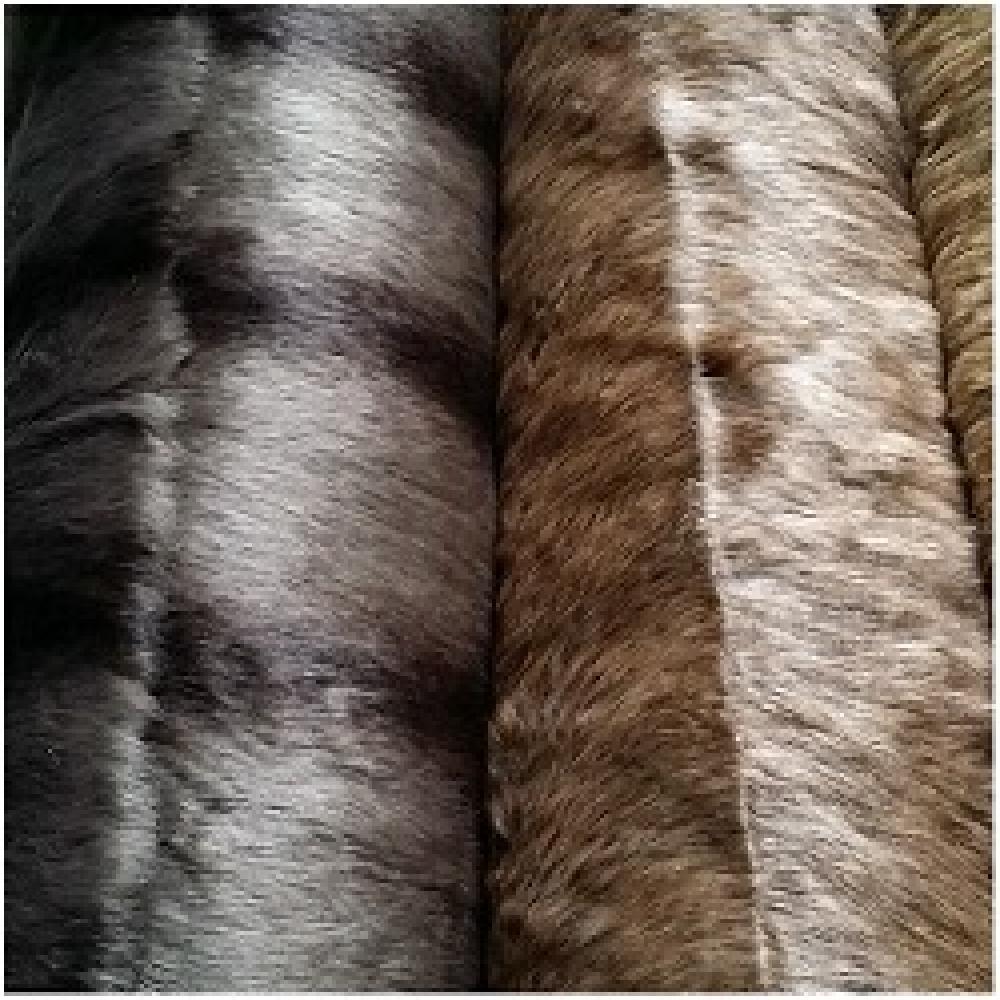Stocklot Fabric Hi Pile Nature Color Fur