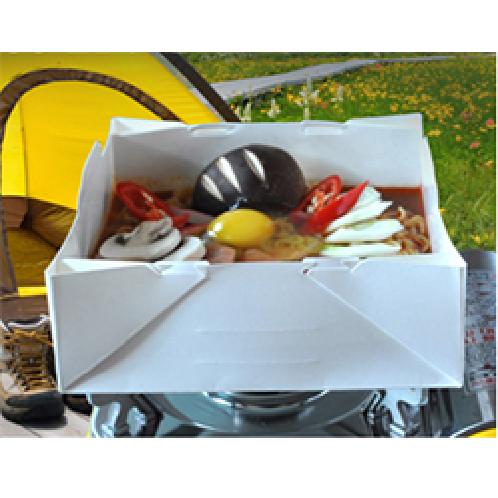 Paper pot for 2 persons (Size 1100cc)  | paper pot ,  paper cooking pot ,  pot ,  camp stove 