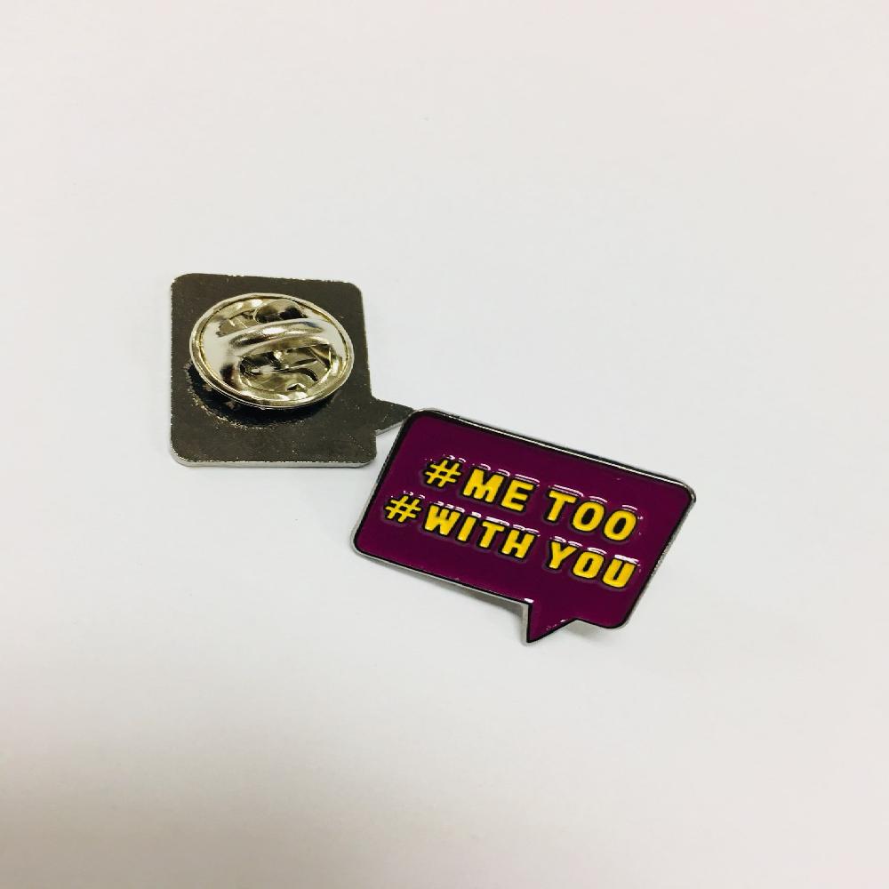 #MeToo Enamel Pin