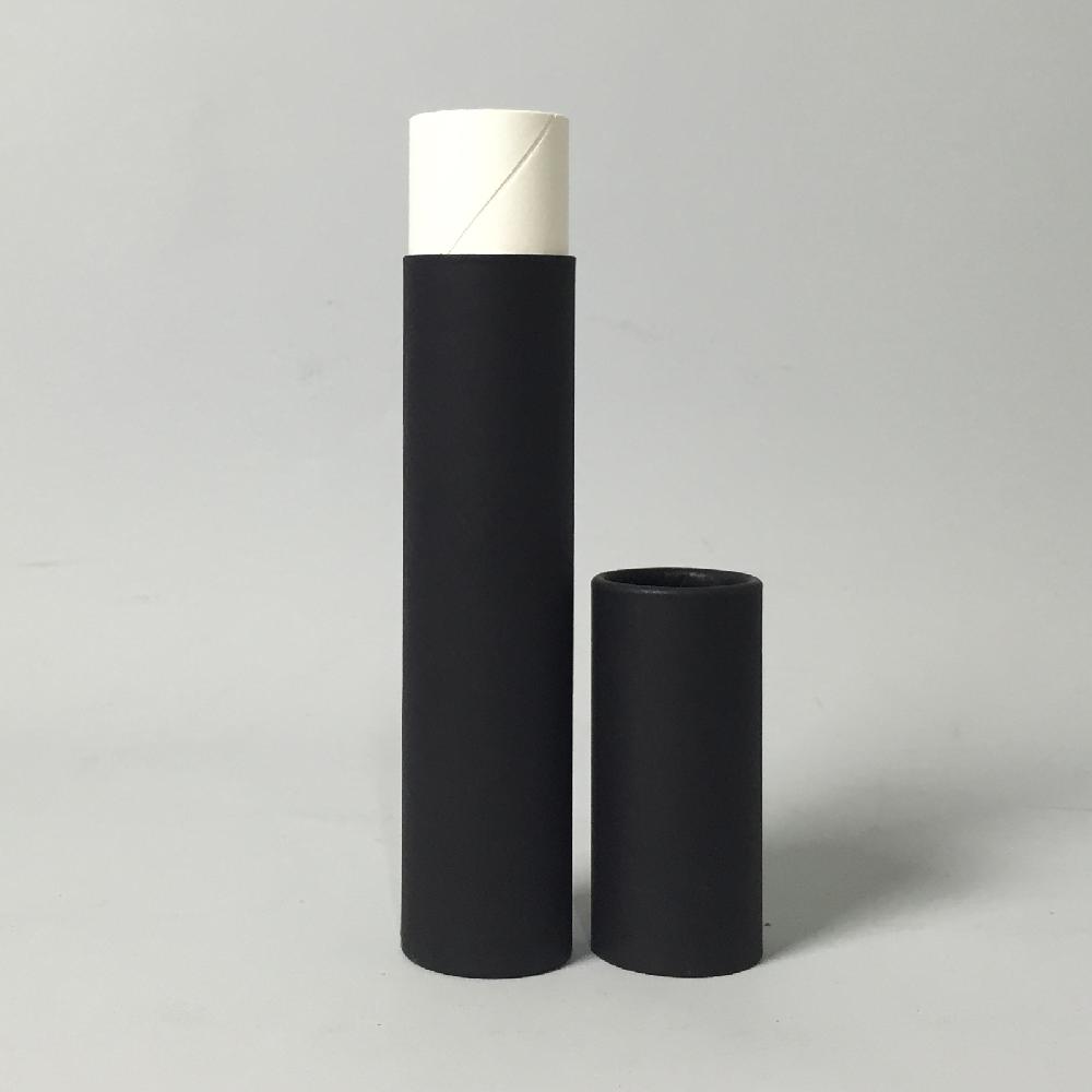 Paper tube 30-L(Black)_Pencil Brush Tabacco Packing Box Cylinder Gift Box Wrapping Supplies