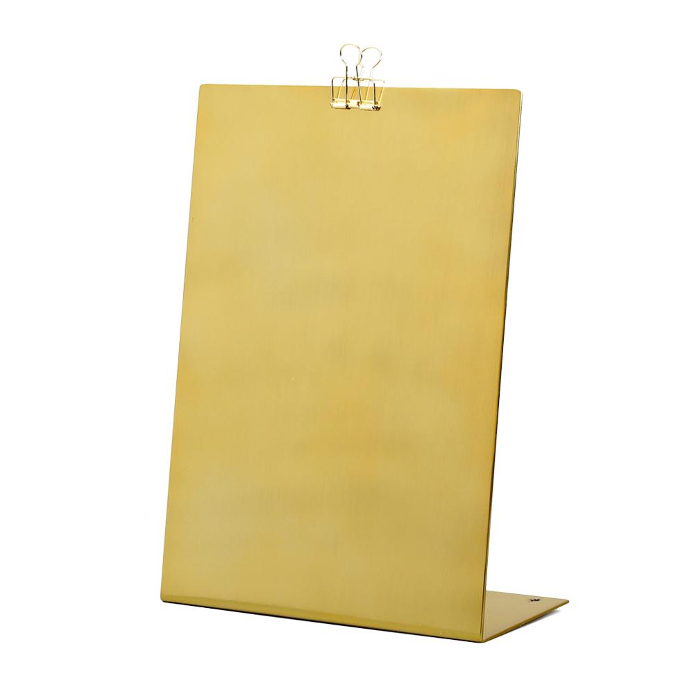 BONES A4 Stand POP Metal Menu Pad