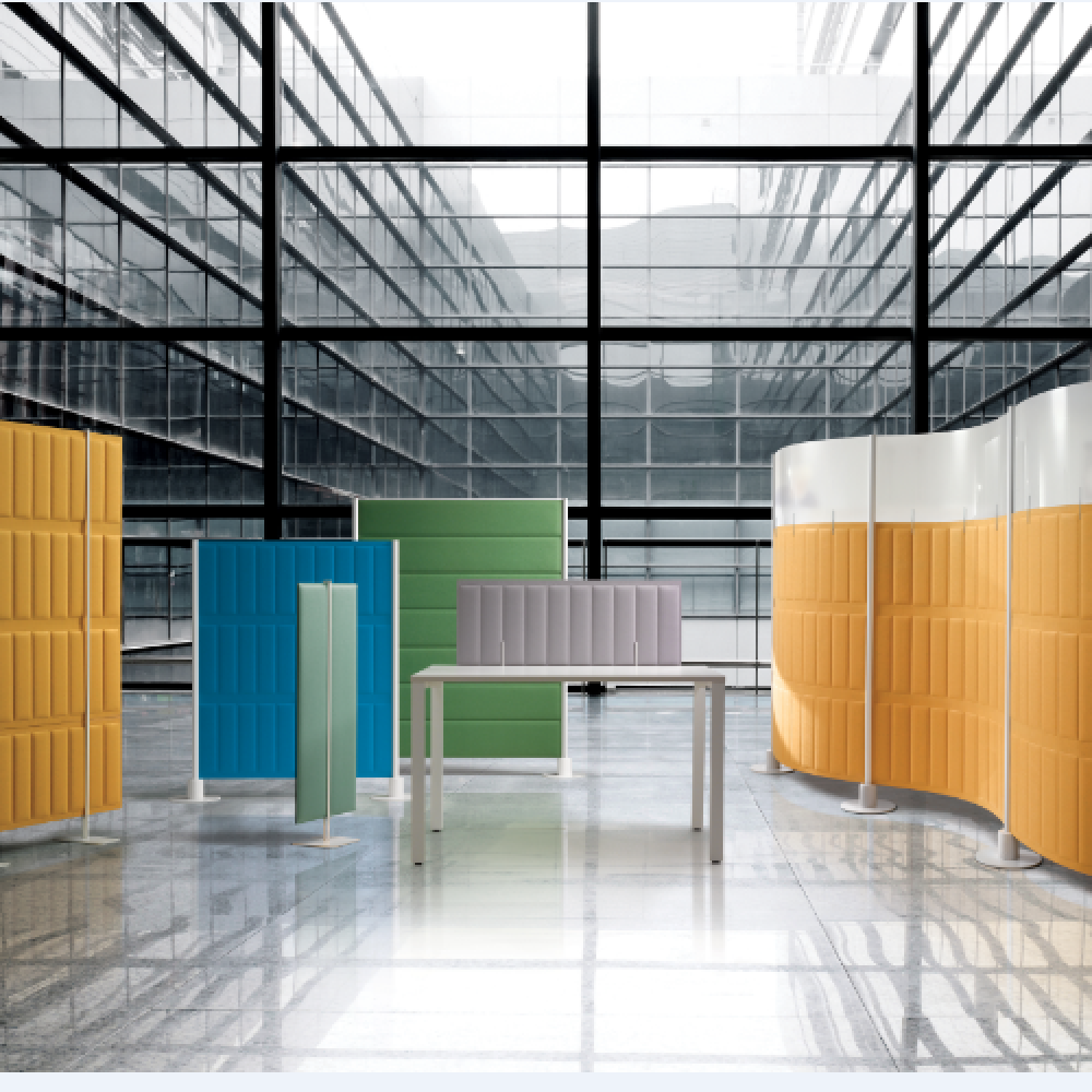 uniqx round type sound eating partition sc-1013g.