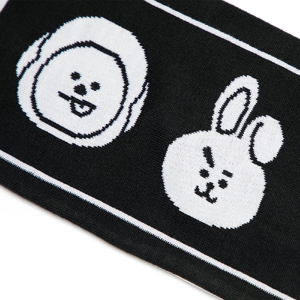 BTS BT21 Slogan Kint Muffler Line Friends KPOP