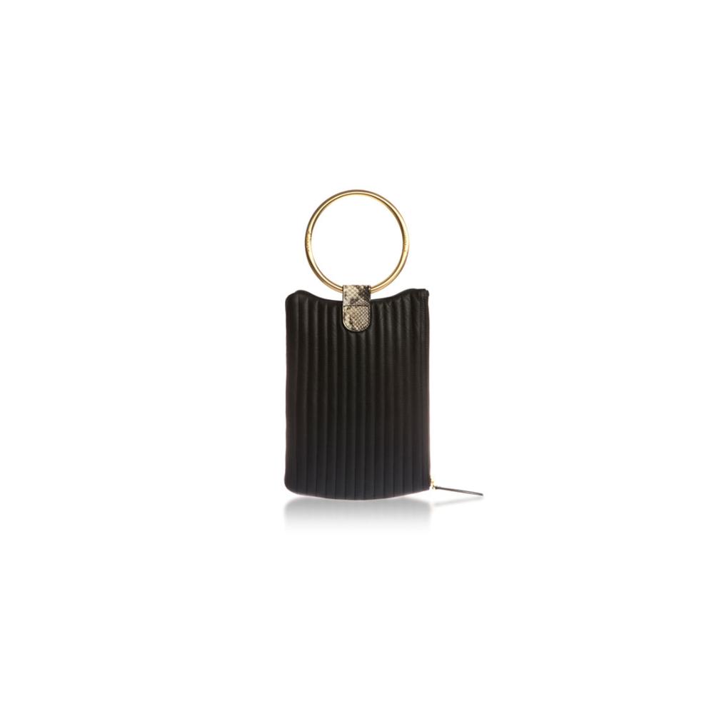 [ARAC.9] NUBI-LOGO CLUTCH_black