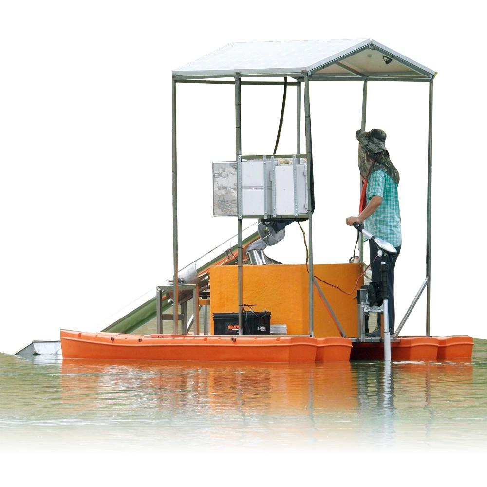 Algal bloom removal line
