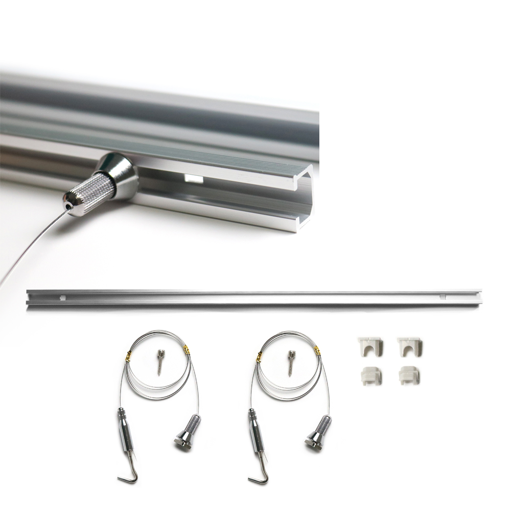 MYTOW DIY Picture Hanging Rail System Set, 6 IN 1 Art Hanging Wall Hanging Kit for Home Décor