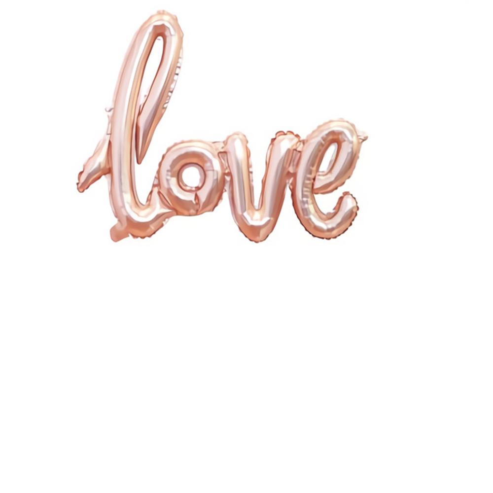 Balloon for event and birthday Character love(gold)