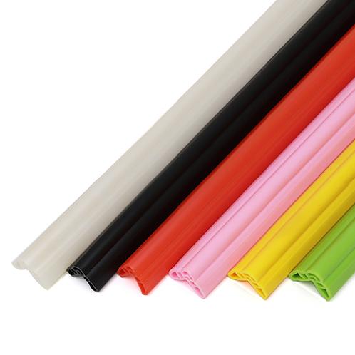 Edge Soft Bumper Strip (43”/1.1M 2Pcs Clear) Transparent  Furniture Corner Soft Bumper Guards