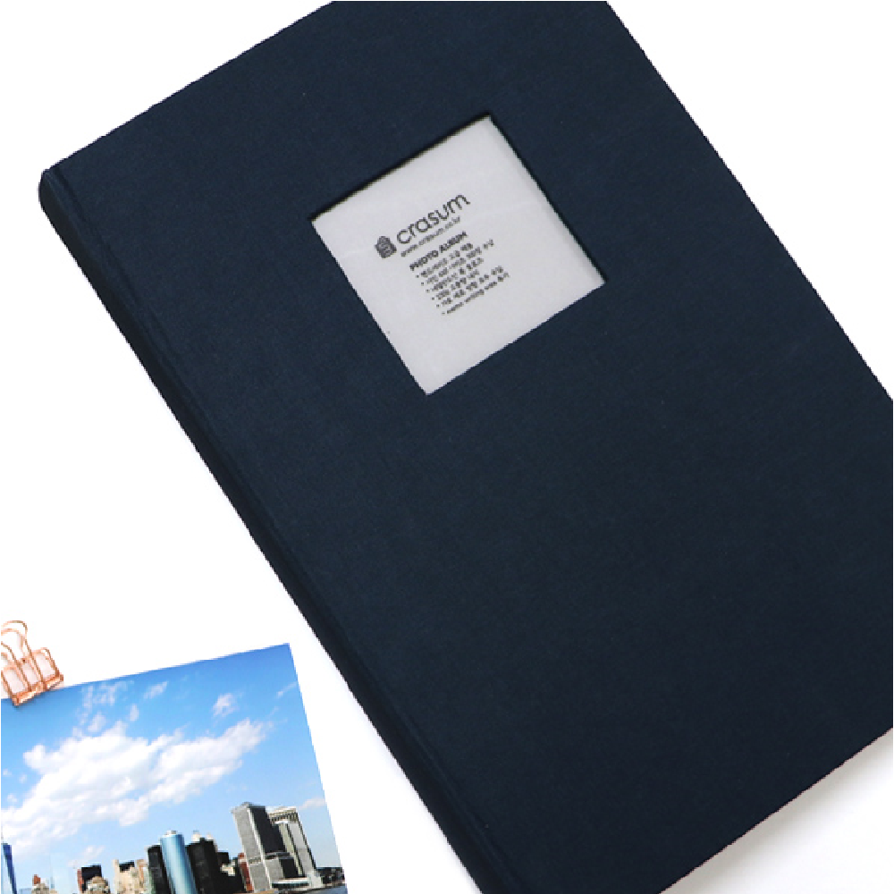 Fabric Frame Cover Photo Album 3UP, 4x6 300