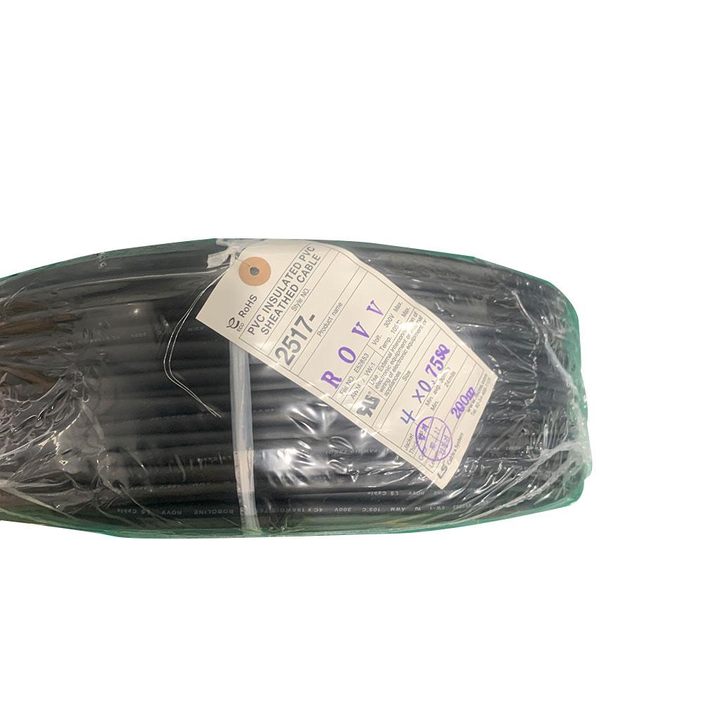 ROVV 4C X 0.75SQ Flexible Non Shielded Type Cable
