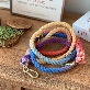 detail image1 Dog Rainbow 6 in 1 Rope Dog Leash How to use hands-free walking with both hands