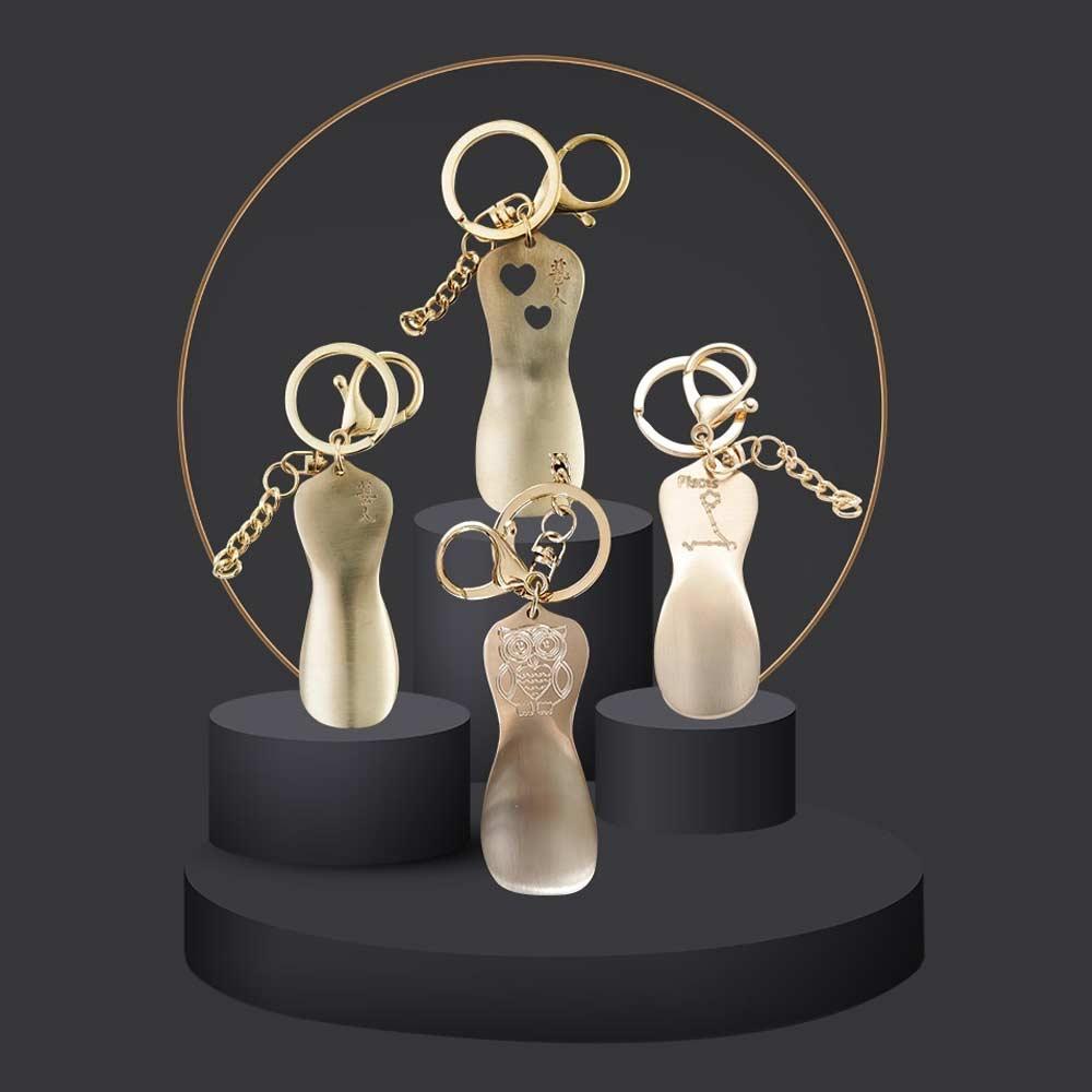 Ondodam Handmade Keychain Shoe Spatula / Star-signs shoe-horn keyrings