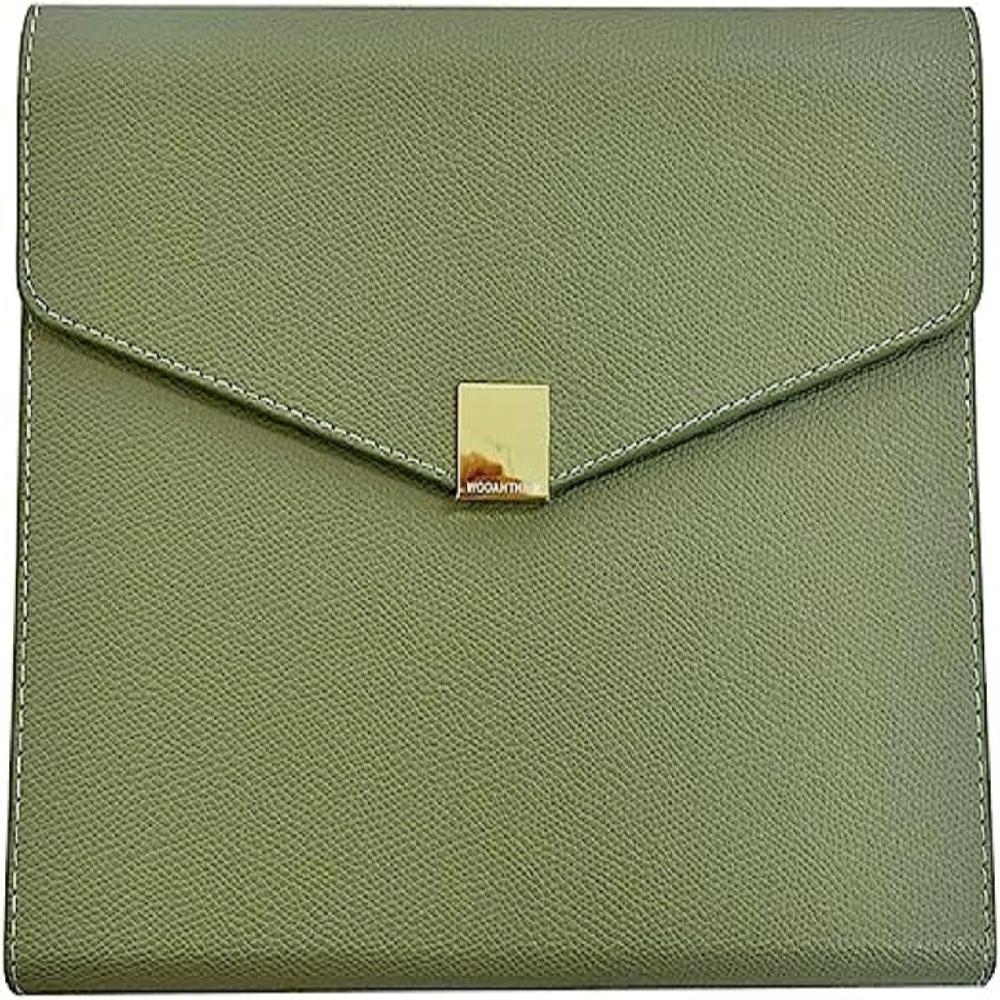 Wooaz Photocard 35 Sleeves Photo Scrapbook Album (Khaki / 1EA) - Included White Gel Pen, Adhesive Al