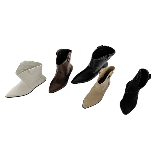 Ailee Western Middle Boots (4.5cm)