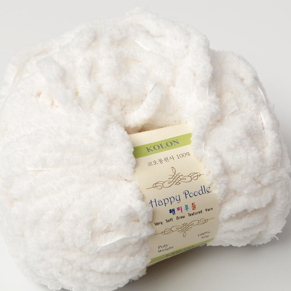 [Misoknit] Happy Poodle, Soft and Luxurious Knitting Yarn Set, Various Color, Easy Care Knit Yarn