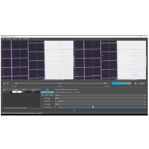 Artificial Intelligence based video enhacing and upscaling package for Windows and Mac