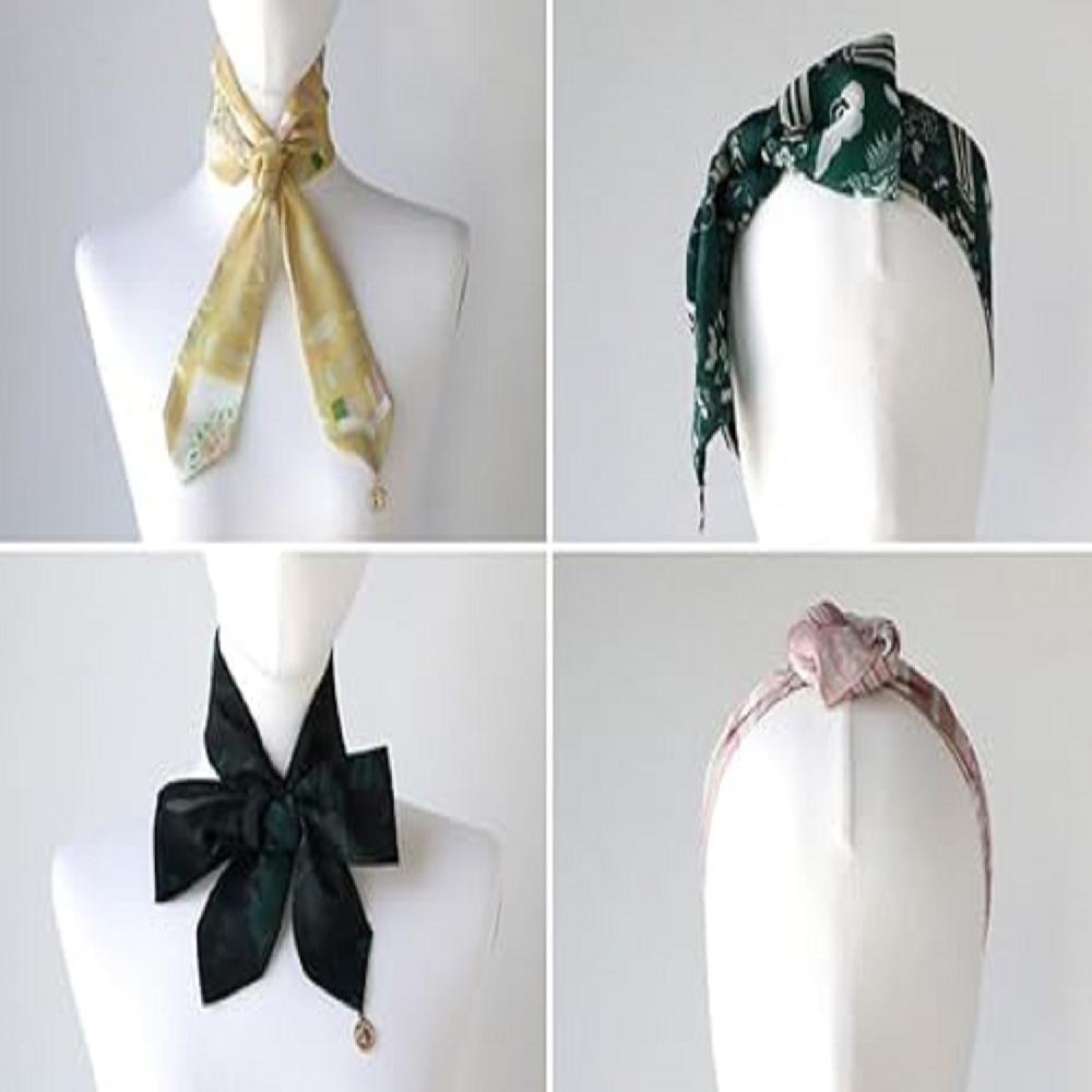 LEESLE Korean Traditional Hanbok HairBand Daenggi Scarf Hair Ribbon Accessroy(47.24in x 2.36in) (ENJ