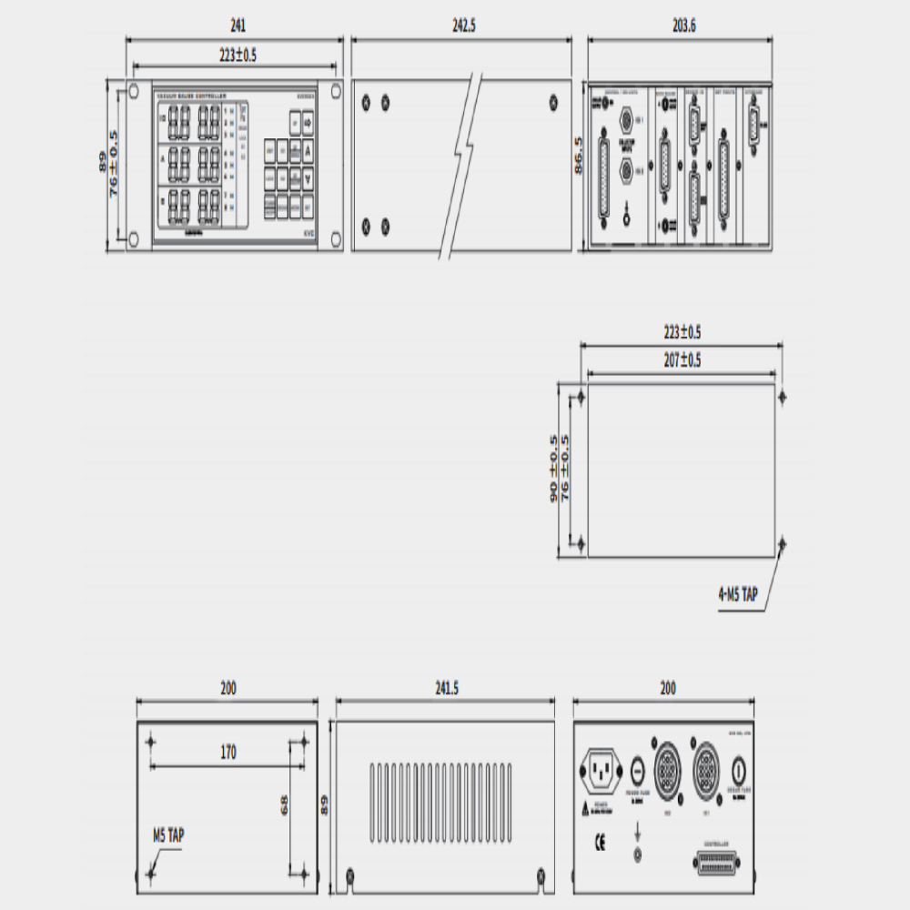 KVC900N Multi Ionization Vacuum Gauge Controller