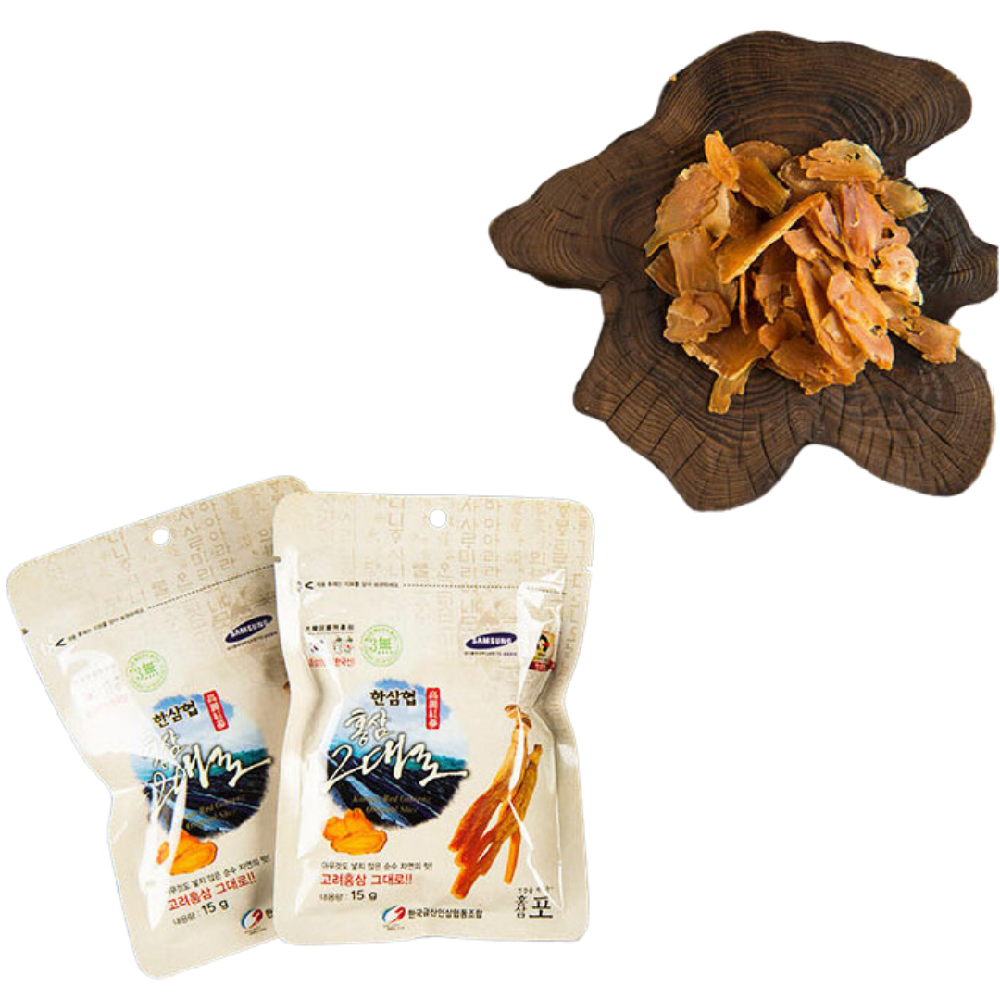 Real Gin Red ginseng slice 15g x 10p