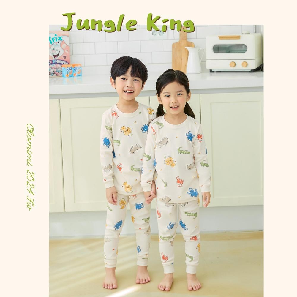 kids wear 30S 3/4 length modal <Jungle King>