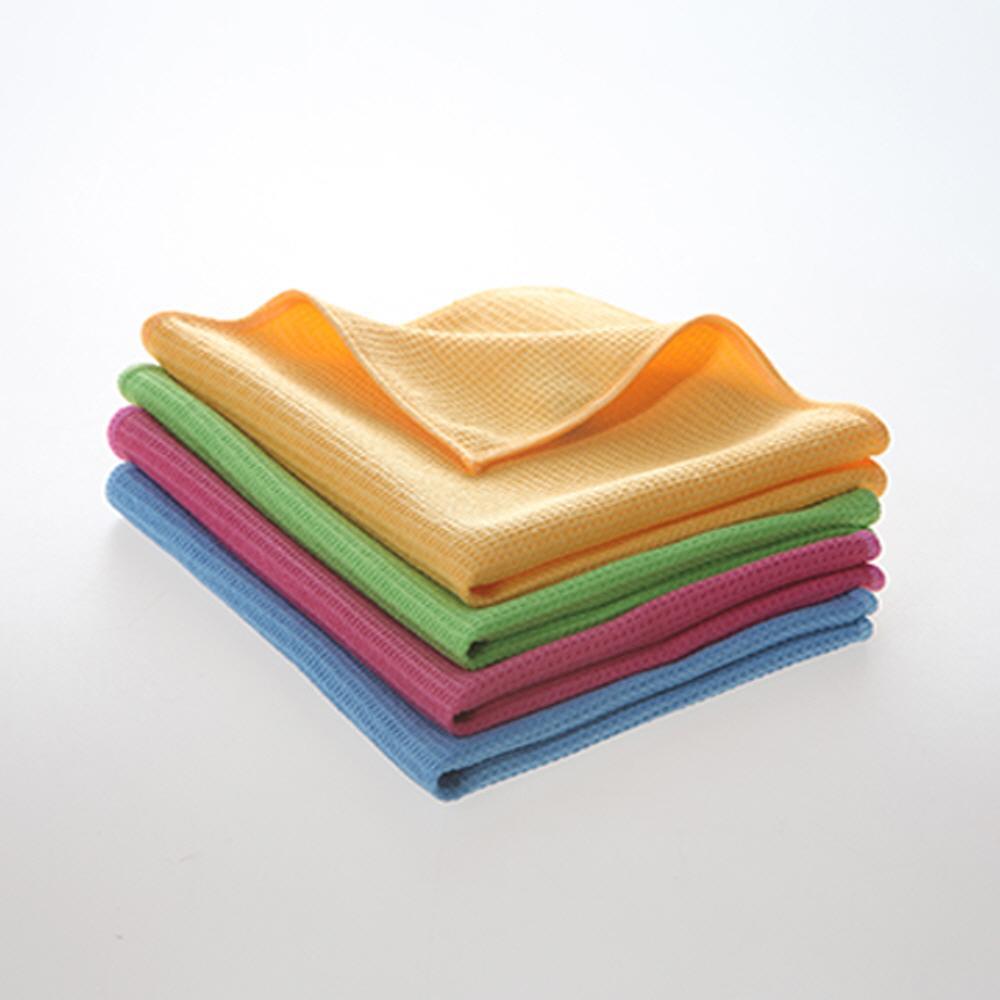 (WAFFLE-490K) MICROFIBER MULTI-PURPOSE CLEANING CLOTH (Kitchen, Car wash, Bath, etc..)