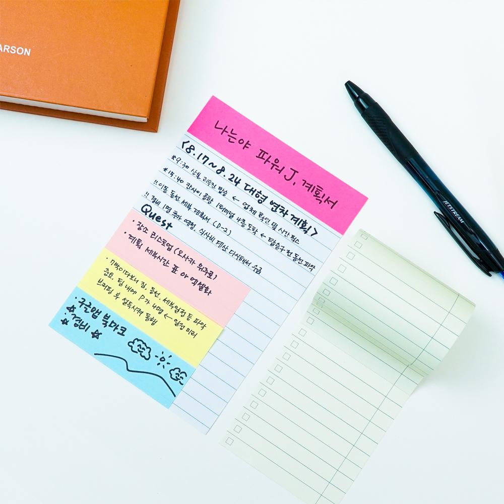 [1x3 Inches] Color Mix Index Sticky Notes, Page Markers