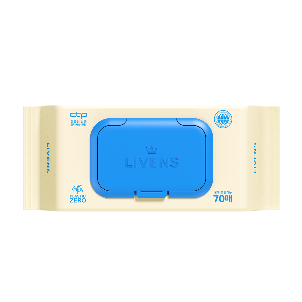 Livens Flushable Wet Wipes Polar Bear Edition